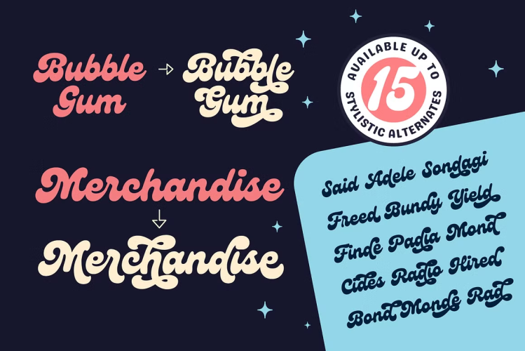 Genty Font free download preview 7 – Script And Handwritten font