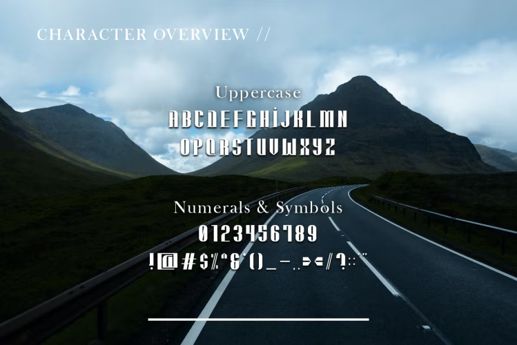 Germa Typeface Font free download preview 1 – Serif Fonts font