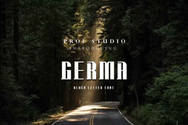 Germa Typeface Font free download – Germa Typeface Font font preview