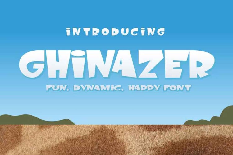 Ghinazer Font free download preview 2 – Sans Serif Fonts font
