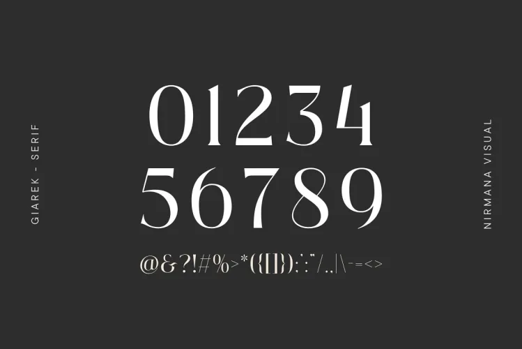 Giarek – Ligature Serif Font preview 6 – Serif Fonts font sample