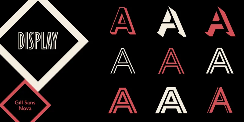 Gill Sans Nova Font preview 2 – Sans Serif Fonts font sample