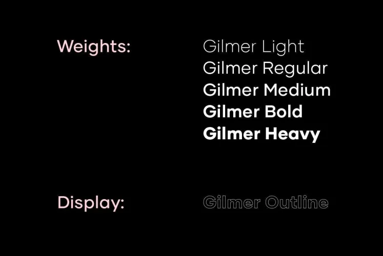 Gilmer Font preview 2 – Sans Serif Fonts font sample