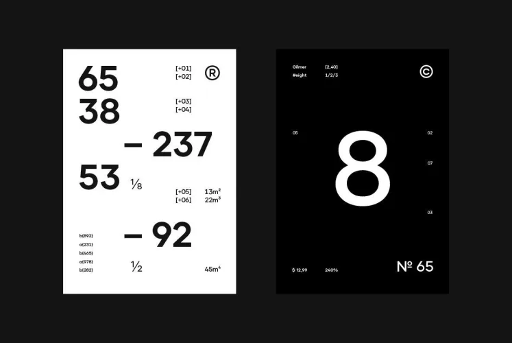 Gilmer Font preview 7 – Sans Serif Fonts font sample
