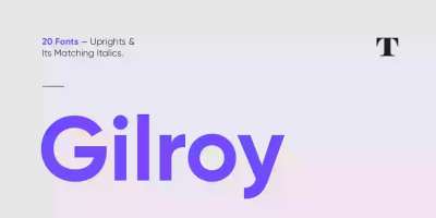 Gilroy Font free download – Sans Serif Fonts font preview