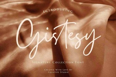 Gistesy Font free download – Branding font preview