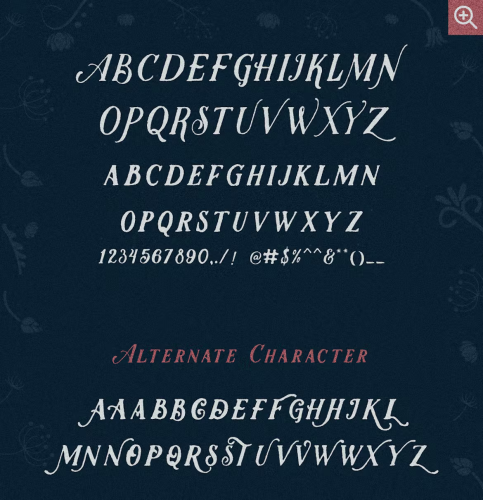 Glowist Font free download preview 2 – Serif Fonts font