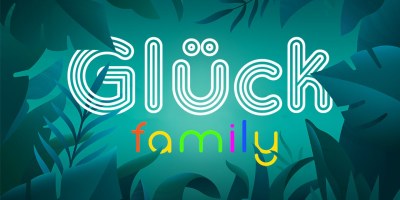 Gluck Font Family free download – Bold font preview