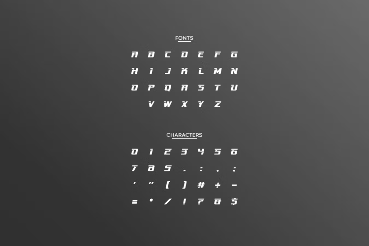 Gobrac Font free download preview 2 – Decorative Fonts font