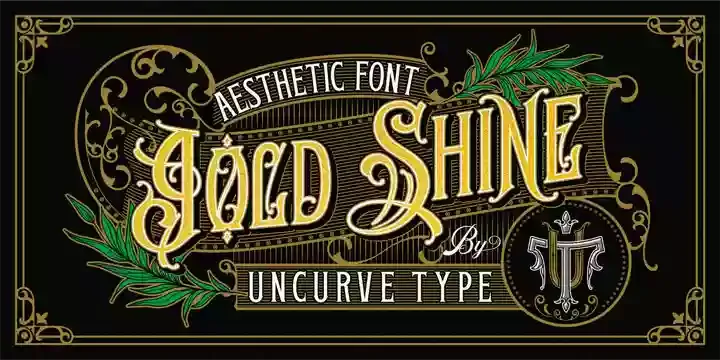 Goldshine Font Family preview 8 – Font Family font sample
