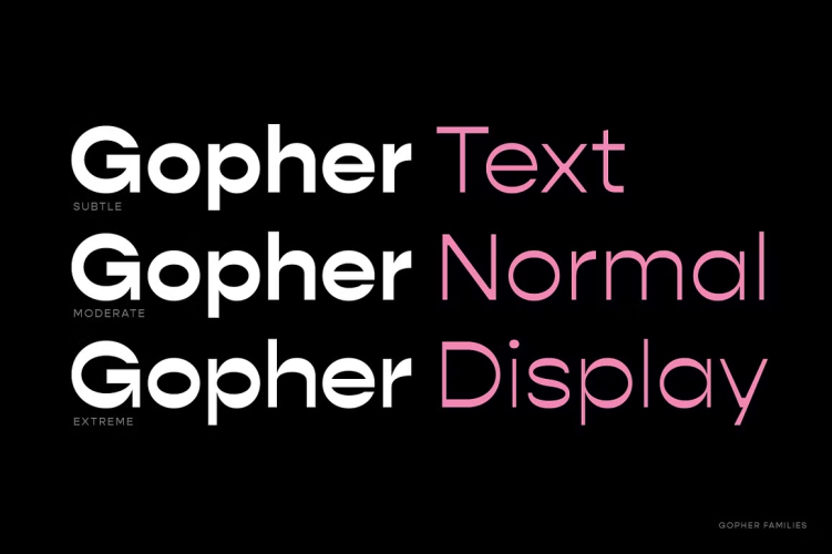 Gopher Font free download preview 1 – Font Family font