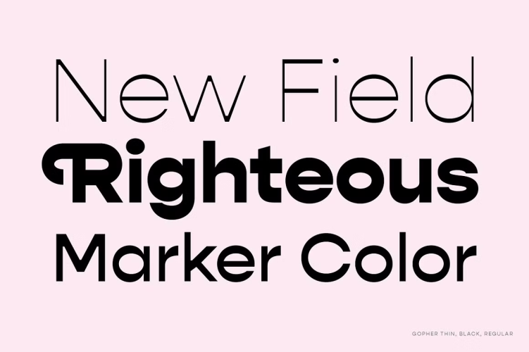 Gopher Font free download preview 8 – Font Family font