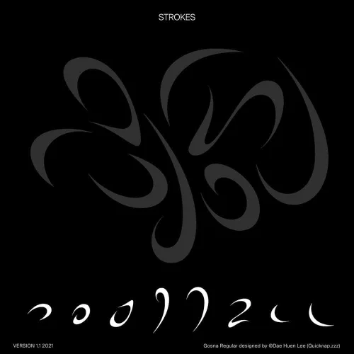 Gosna Font preview 3 – Display Fonts font sample