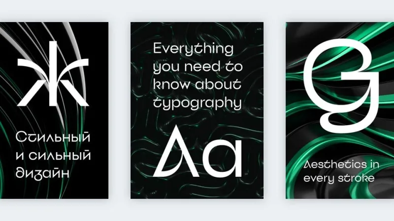 Grafita Font Family preview 1 – Typeface font sample