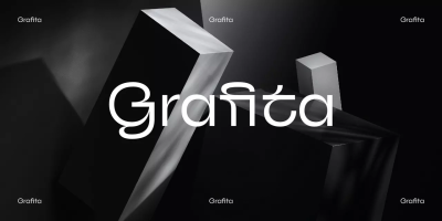 Grafita Font Family free download – Geometric font preview