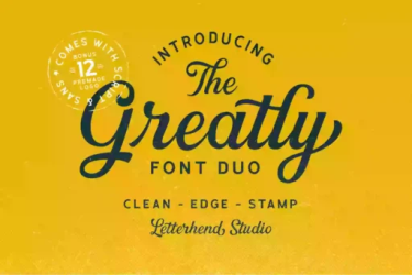 Greatly Font free download – Elegant font preview
