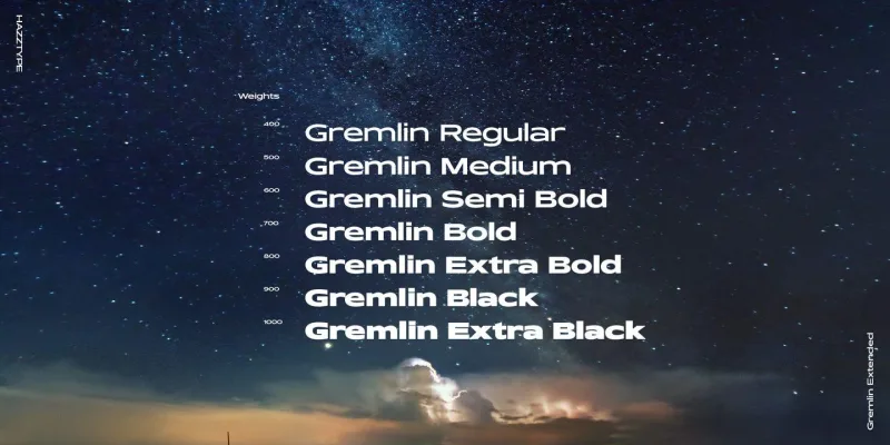 Gremlin Font Family preview 2 – Sans Serif Fonts font sample