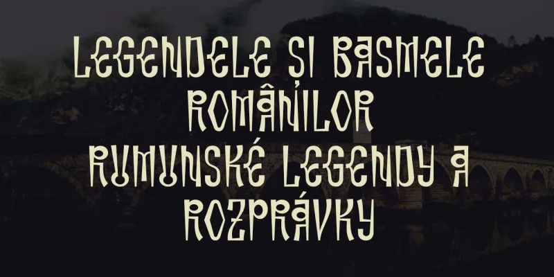 Greuceanu Font preview 3 – Display Fonts font sample