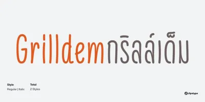 Grilldem Font Family free download – font preview