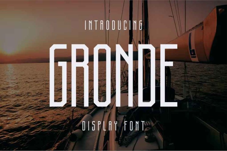 Gronde Font free download preview 4 – Sans Serif Fonts font