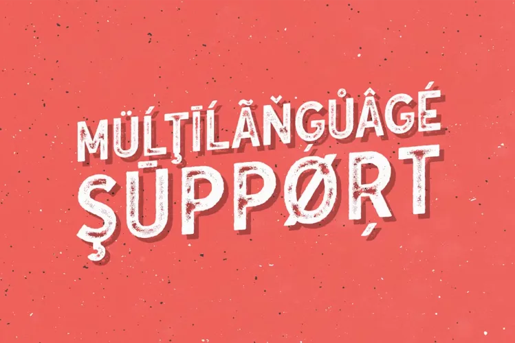 Gutenberg Font preview 4 – Display Fonts font sample