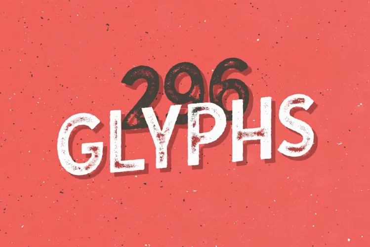 Gutenberg Font preview 8 – Display Fonts font sample