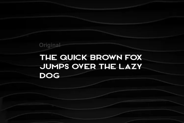 Hanover Font preview 4 – Decorative Fonts font sample