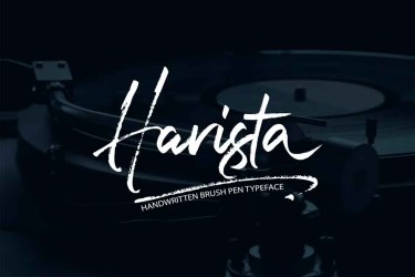 Harista Font free download – Branding font preview