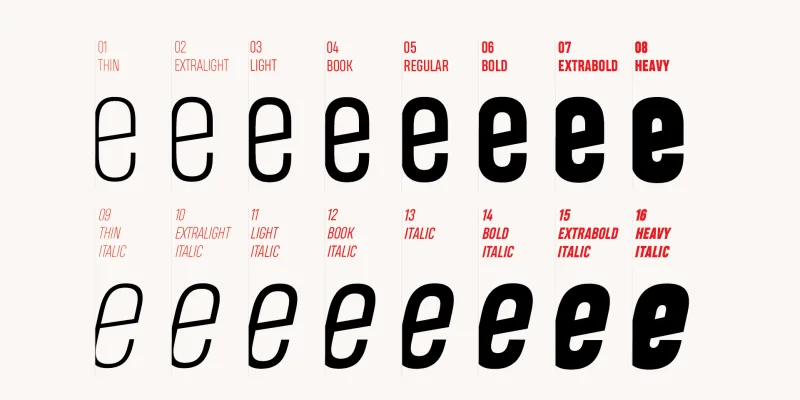 Heading Pro Font preview 2 – Typeface font sample