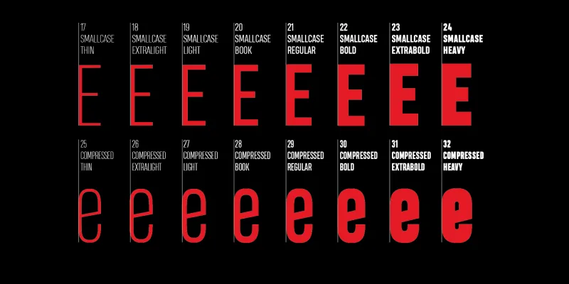 Heading Pro Font preview 3 – Typeface font sample