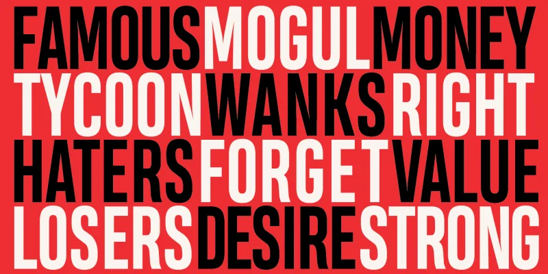 Heading Pro Font preview 4 – Typeface font sample