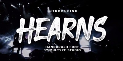 Hearns Font free download – Branding font preview