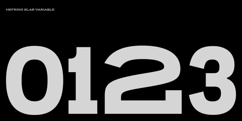 Hefring Slab Variable Font Family preview 2 – Slab Serif Fonts font sample