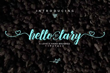 Hello Lary Font free download – similar font preview