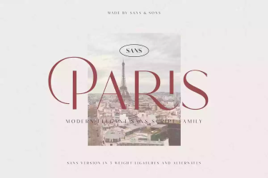 Hello Paris Sans Font free download – Elegant font preview