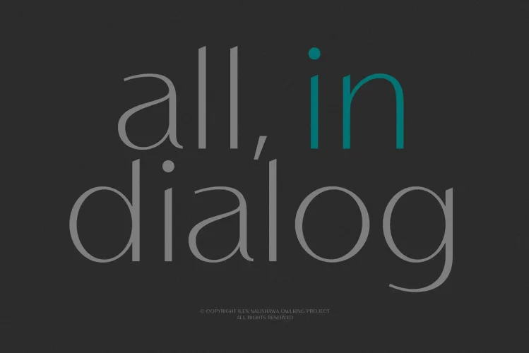 Helnore Font preview 2 – Serif Fonts font sample