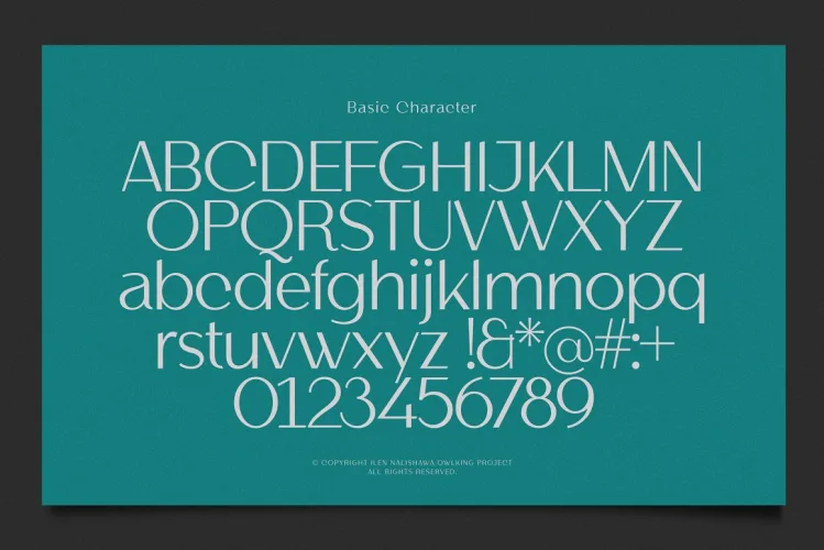 Helnore Font preview 4 – Serif Fonts font sample