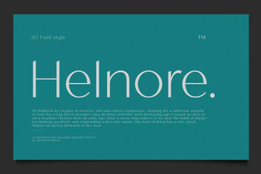 Helnore Font free download – Serif font preview