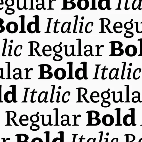 Henk Work Font preview 2 – Serif Fonts font sample