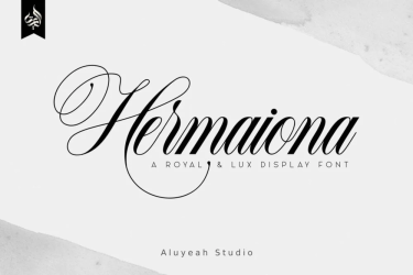 Hermaiona Font free download – Calligraphy Fonts font preview