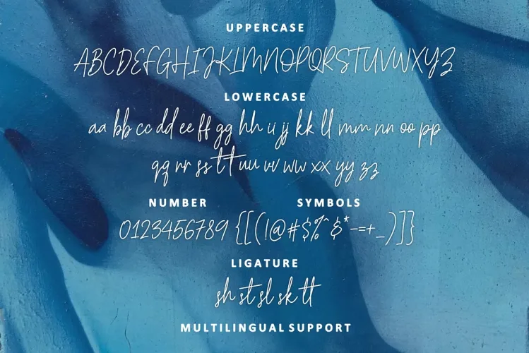 Hesterica Font preview 3 – Script And Handwritten font sample