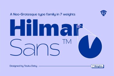Hilmar Sans Font Family free download – Branding font preview