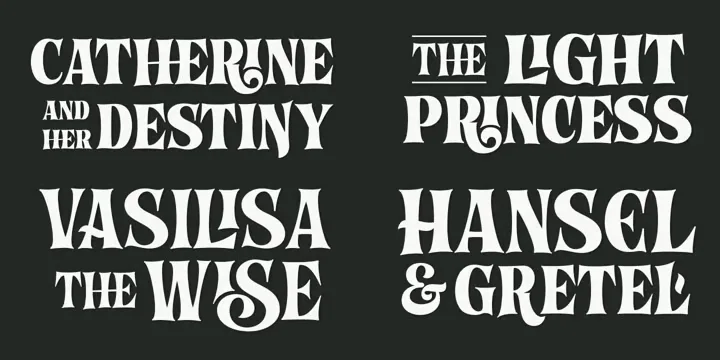 Histories Font preview 4 – Font Family font sample