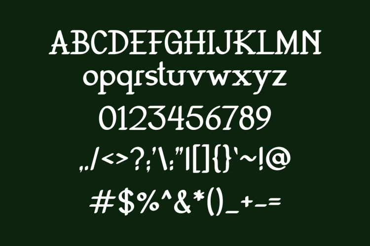 Hokfent Font free download preview 2 – Serif Fonts font
