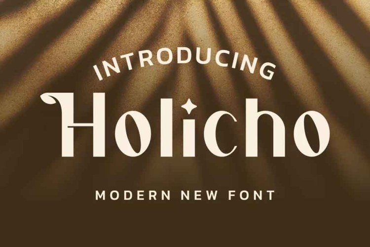 Holicho Font free download preview 3 – Sans Serif Fonts font