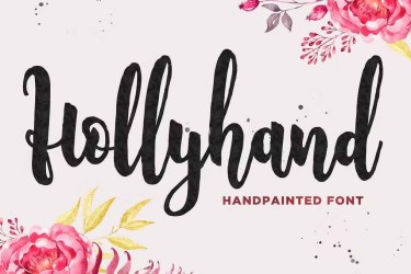 Holyhand Script Font free download – Bold font preview