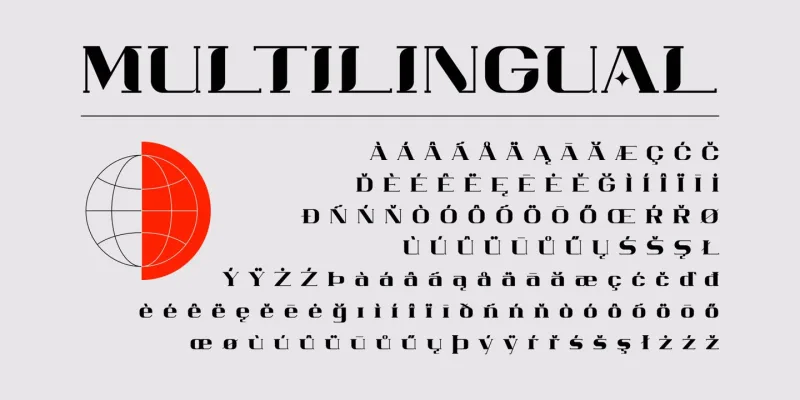 Homrich Font preview 6 – Display Fonts font sample