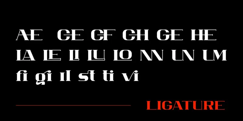 Homrich Font preview 8 – Display Fonts font sample