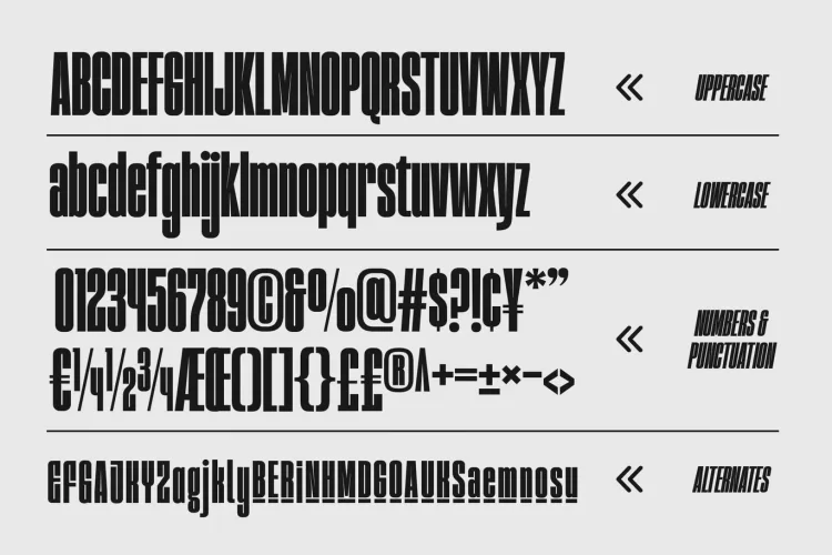 Homura Font preview 6 – Sans Serif Fonts font sample