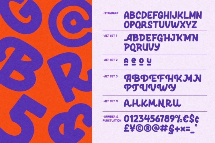 Hore Font preview 3 – Script And Handwritten font sample
